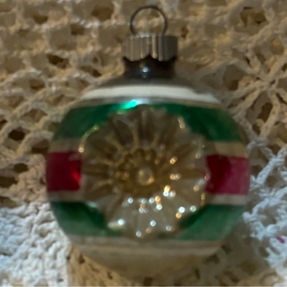 Vintage glass christmas